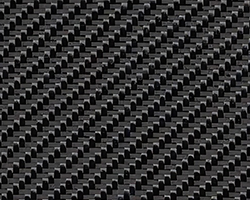 A close up of the black carbon fiber.